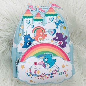 Loungefly Care Bears Care-A-Lot Castle Mini Backpack